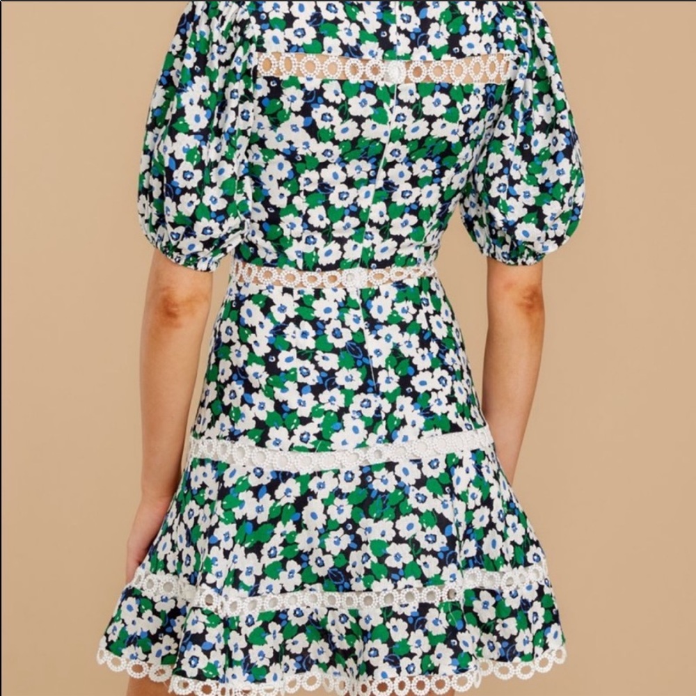 NWOT Floral eyelet dress - Picture 2 of 6